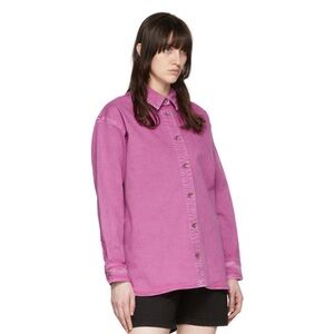 Won Hundred organic cotton Pink Denim Shirt